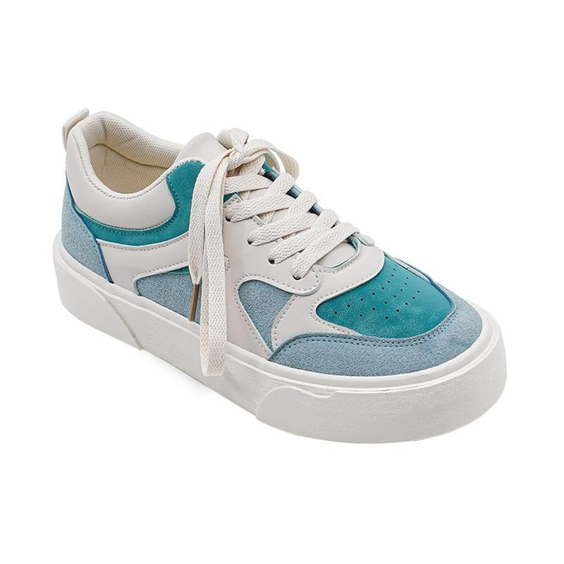 Color Block Round head Sneakers Newgew