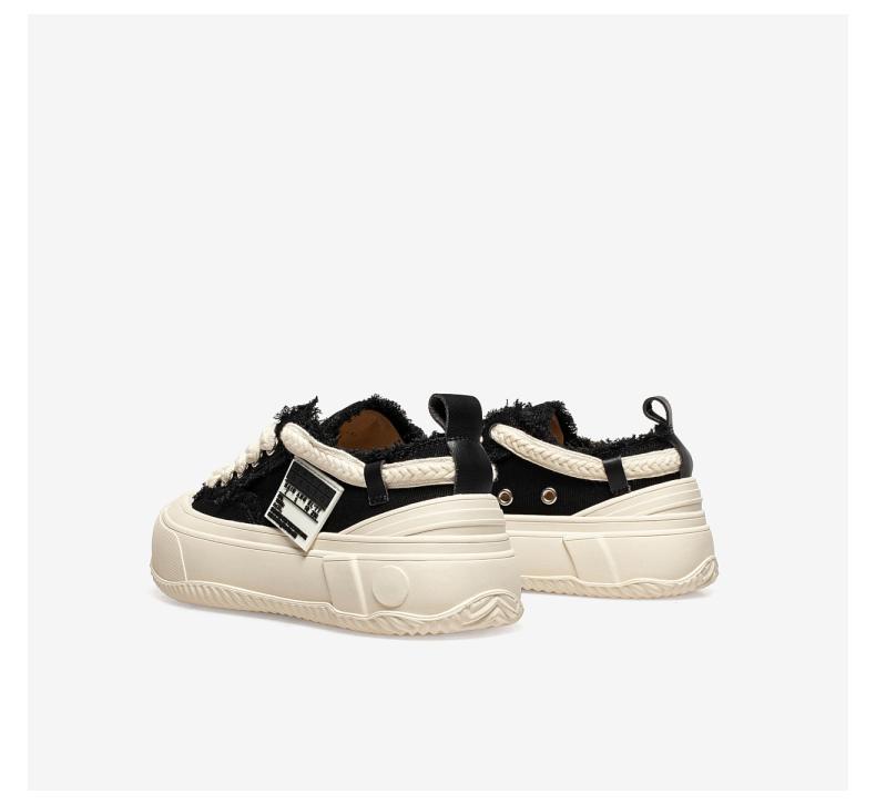 Front Lace-up Casual Canvas Shoes Newgew