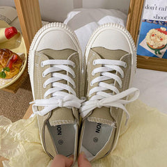 Solid color Taping Sneakers Newgew