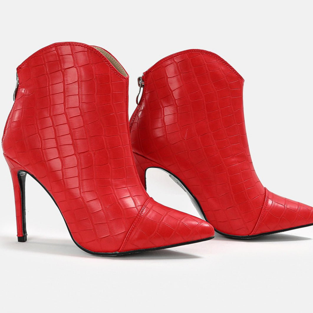 Pointed Toe Short Boots Newgew