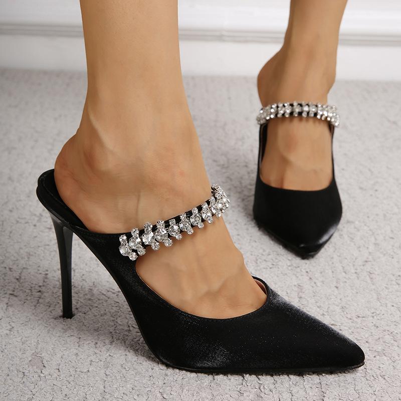 Diamond Elements Pointed Fine High Heels Newgew