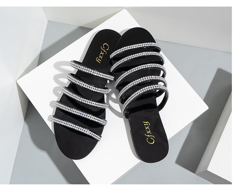 Hollowed Out Flat Sandals Newgew