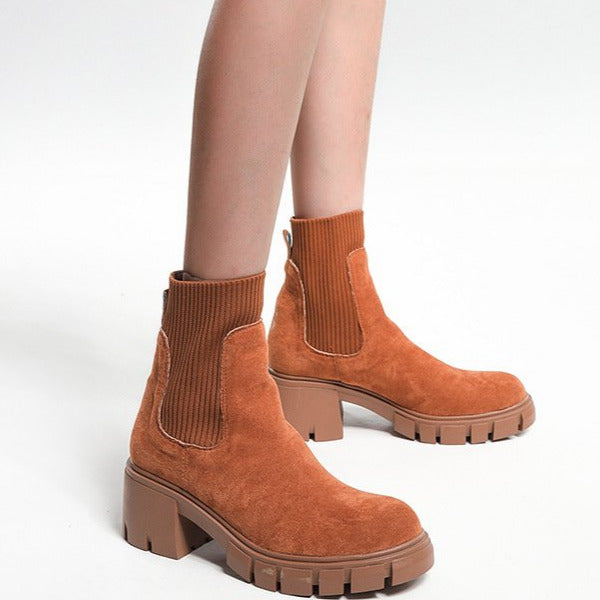 British Style Chunky Thick-soled Martin Boots Newgew