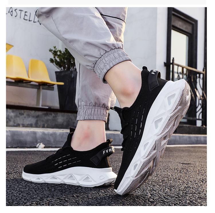 Fashionable Breathable Minimalist Lace-up Sneakers Newgew