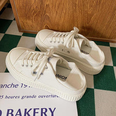 Line Canvas Sneakers Newgew