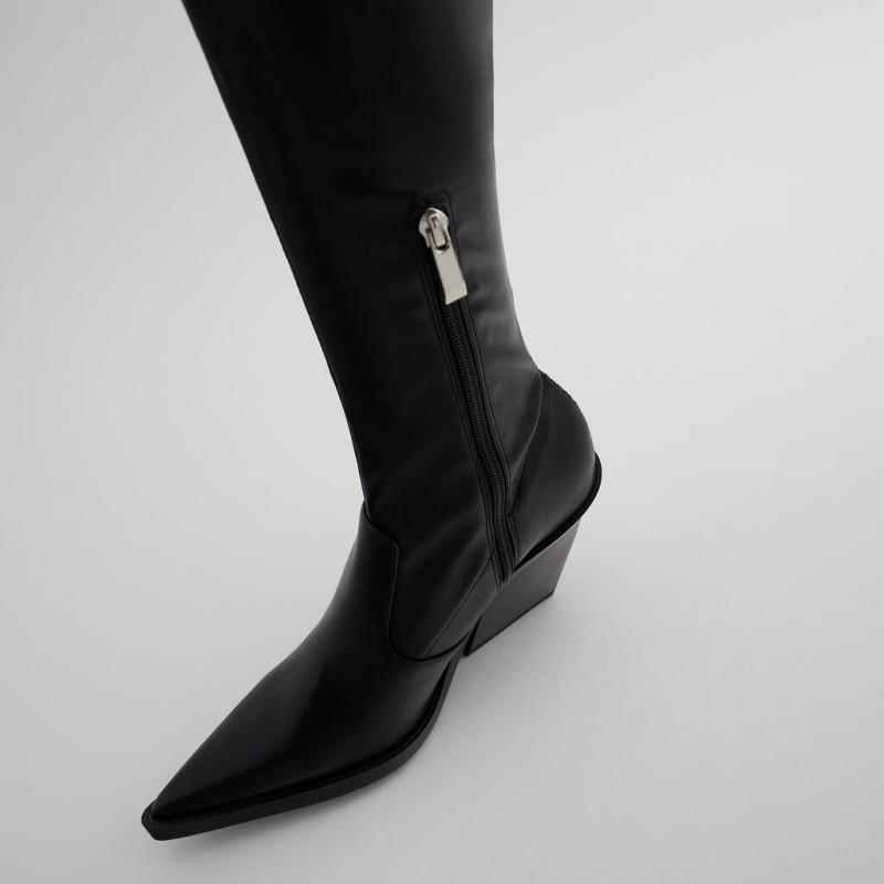 Overlength Wedge Boots Newgew