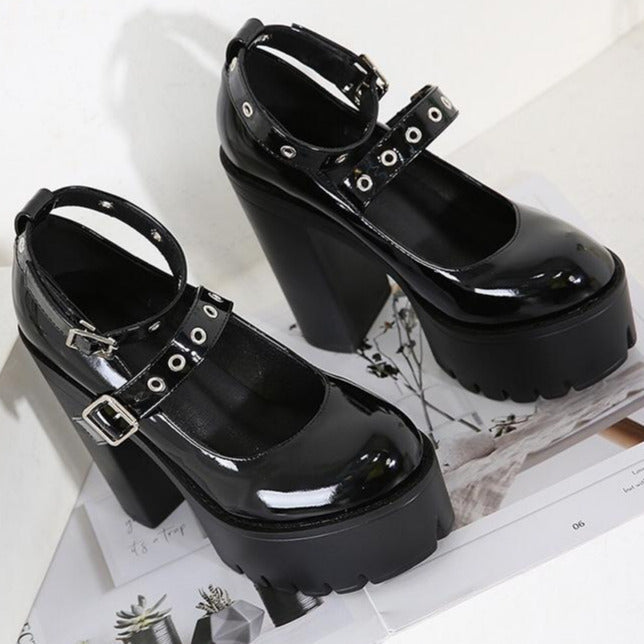 Halloween Chunky High Heels Newgew