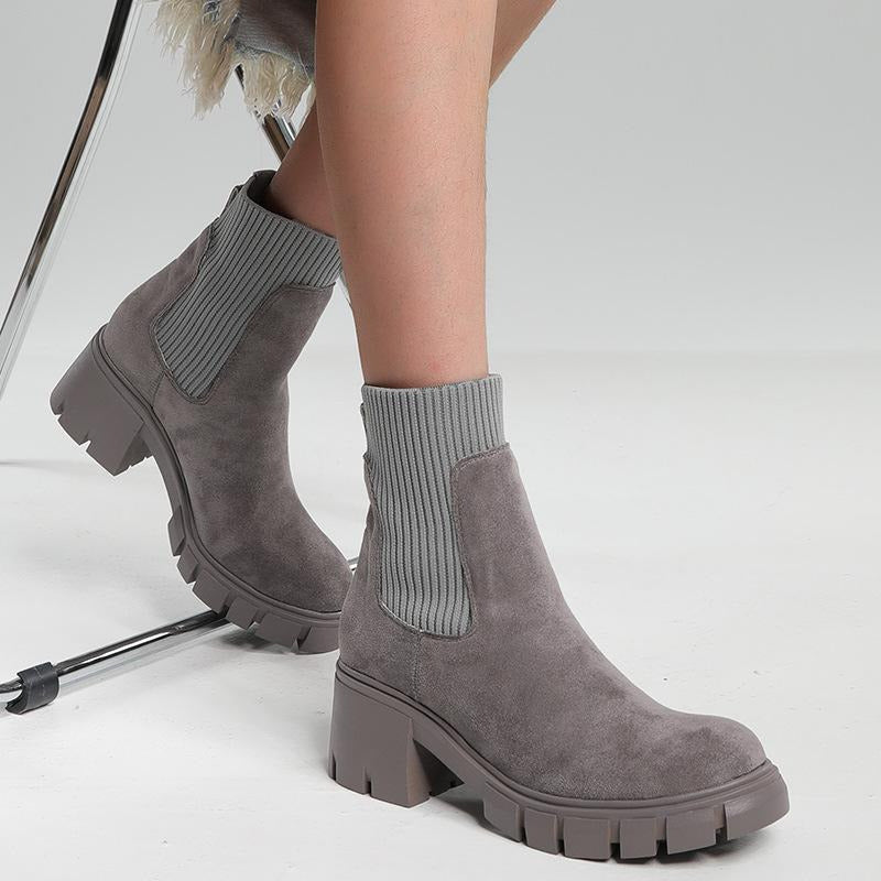 British Style Chunky Thick-soled Martin Boots Newgew