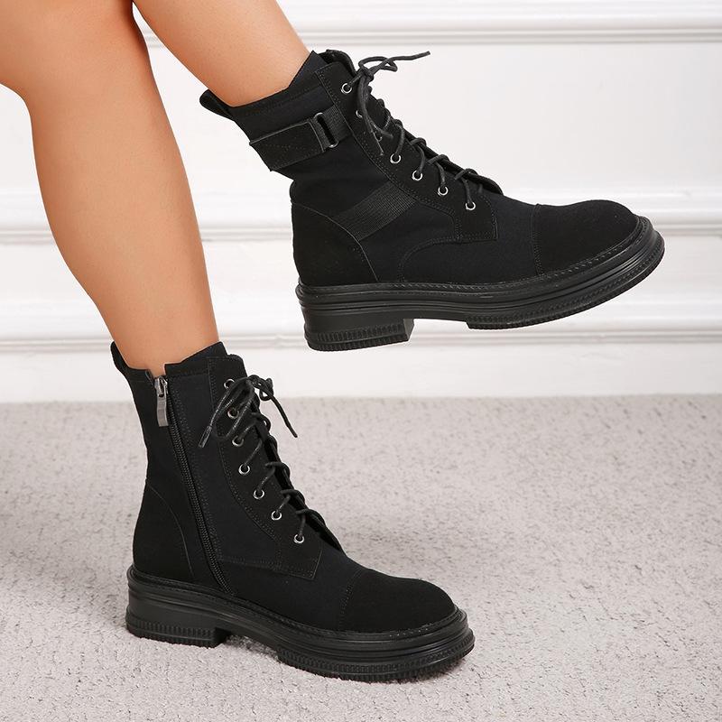 Thick Soled Round Toe Martin Boots Newgew