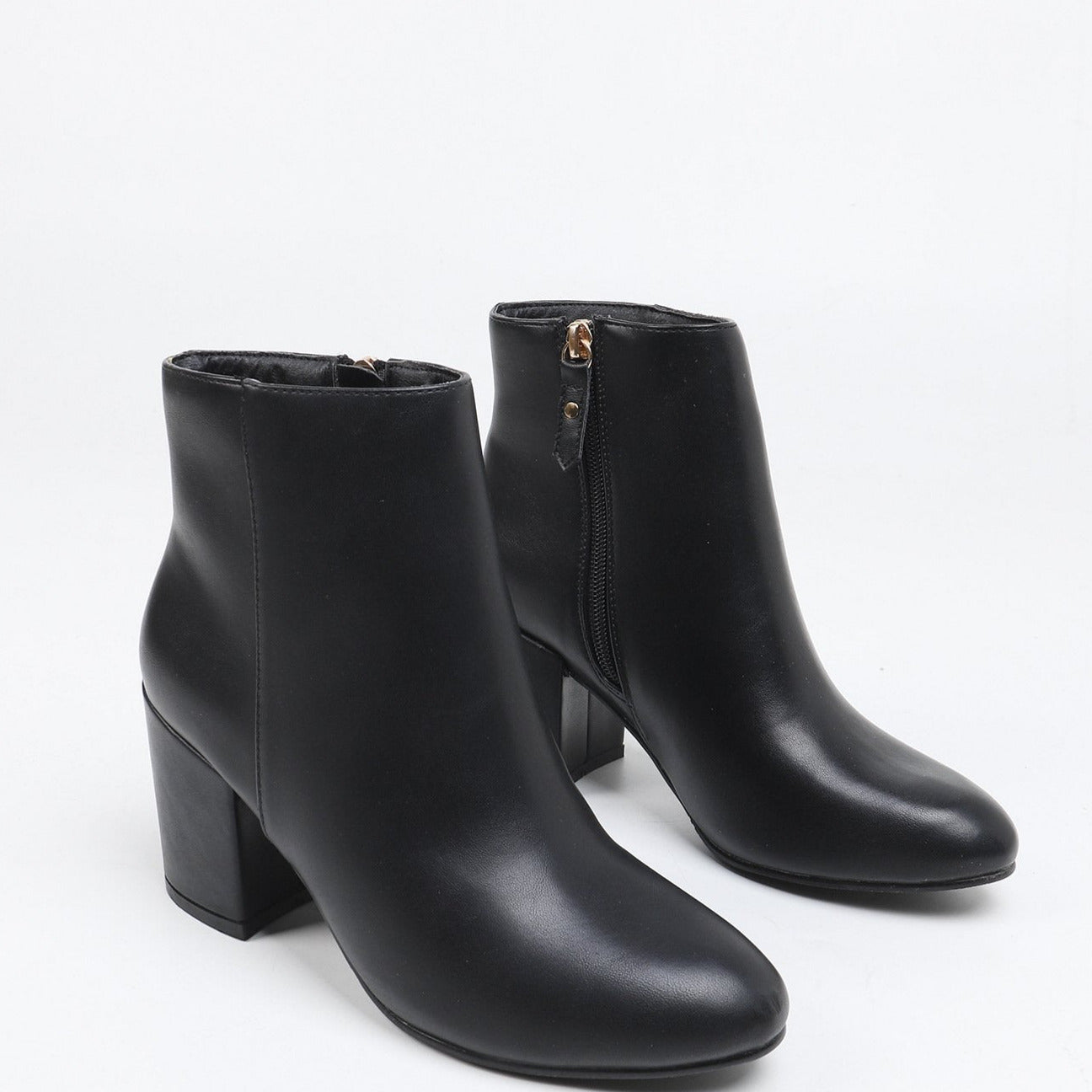 Minimalist Side Zipper Basic Short Boots Newgew