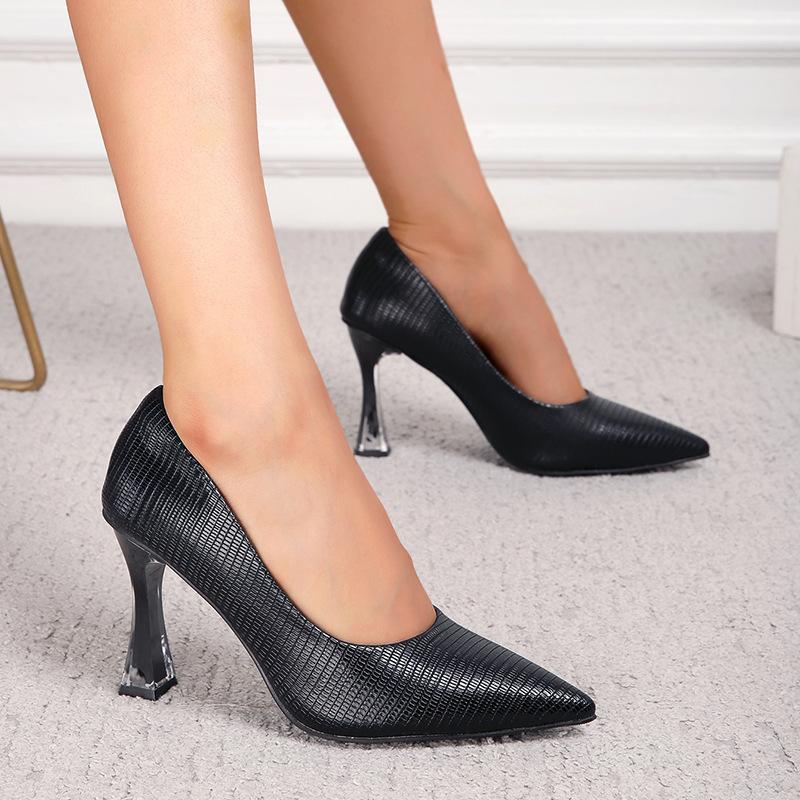 Pointed Toe Heeled Pumps Newgew