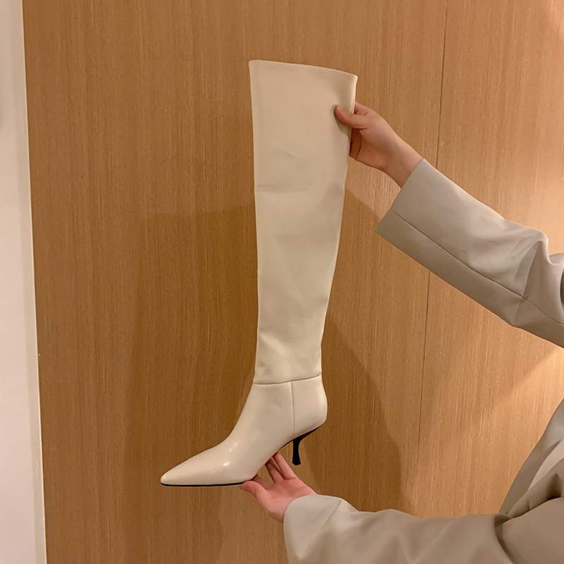 Vortex Kitten Heel Knee High Boots Newgew