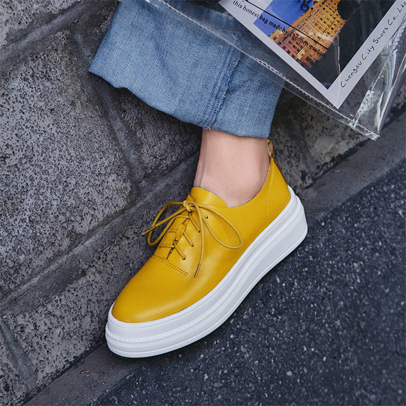 Charlize Genuine Leather Fashion Sneakers NEW GEW