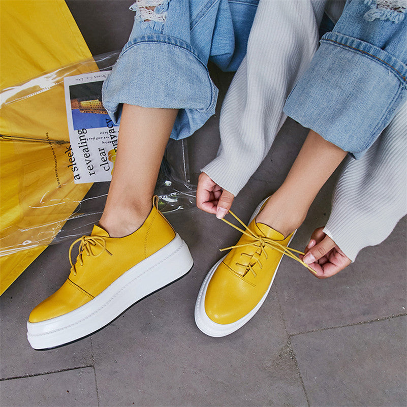 Charlize Genuine Leather Fashion Sneakers NEW GEW