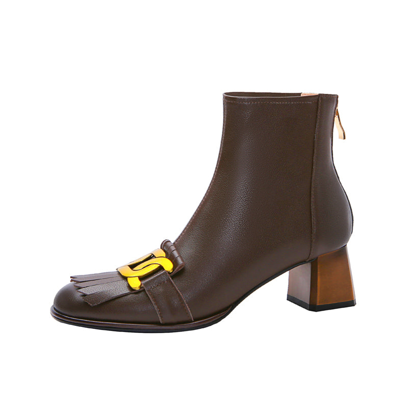 Brianna Low Heeled Ankle Boots Newgew