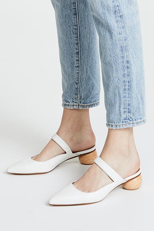 Point Toe Low Heel Mules Newgew