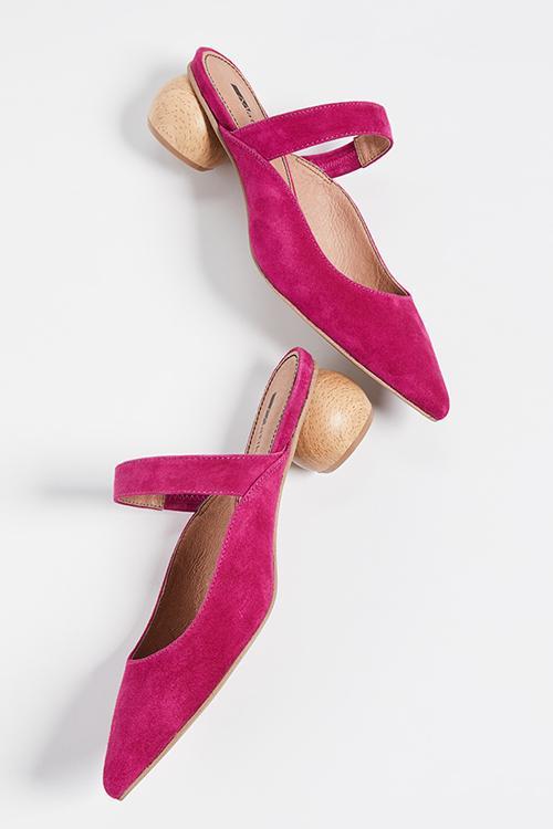 Point Toe Low Heel Mules Newgew