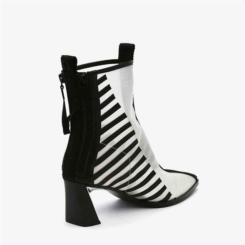Forest Mesh Ankle Boots Newgew