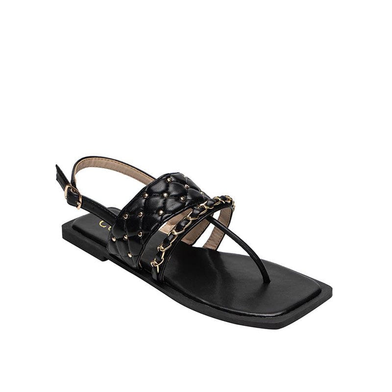 Rivet Chain Flat Sandals Newgew