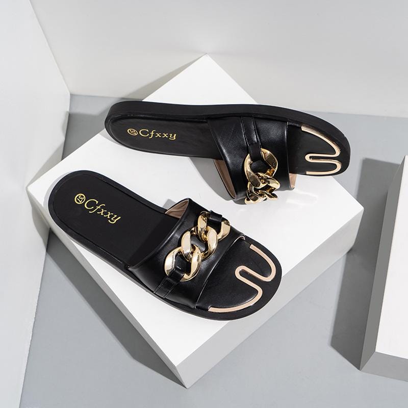 Thick Bottom Versatile Flat Sandals Newgew