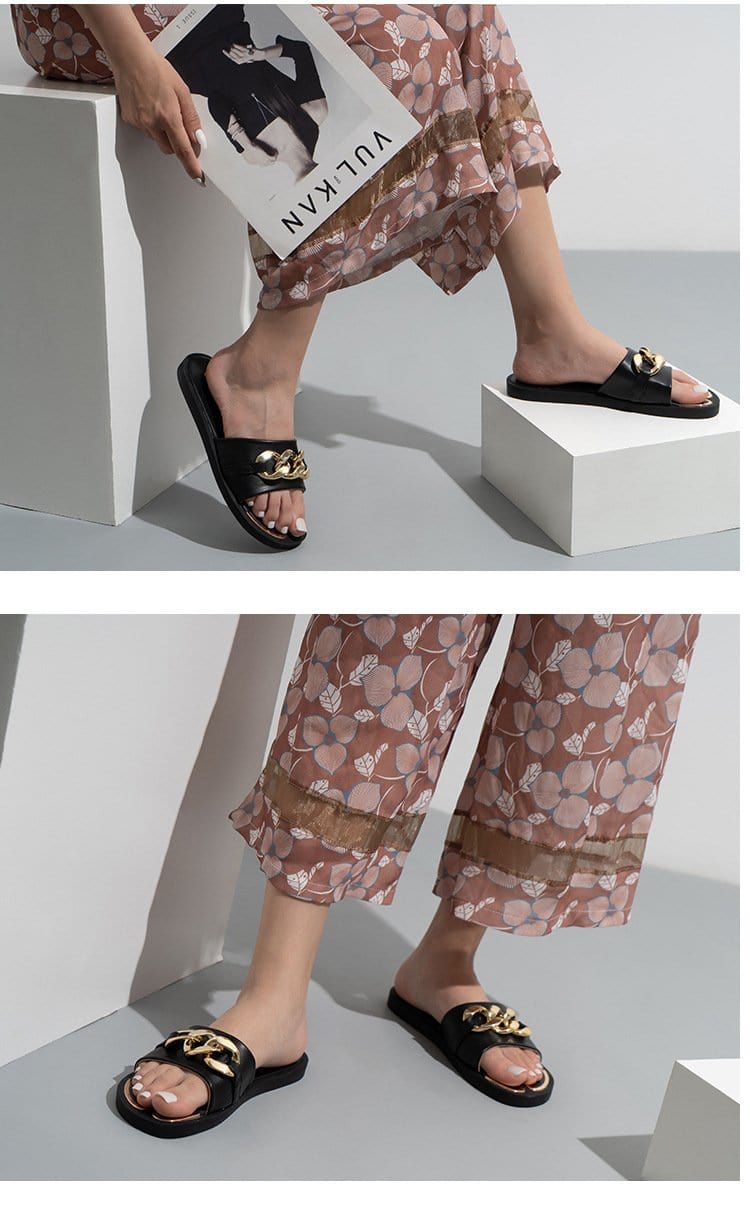 Thick Bottom Versatile Flat Sandals Newgew