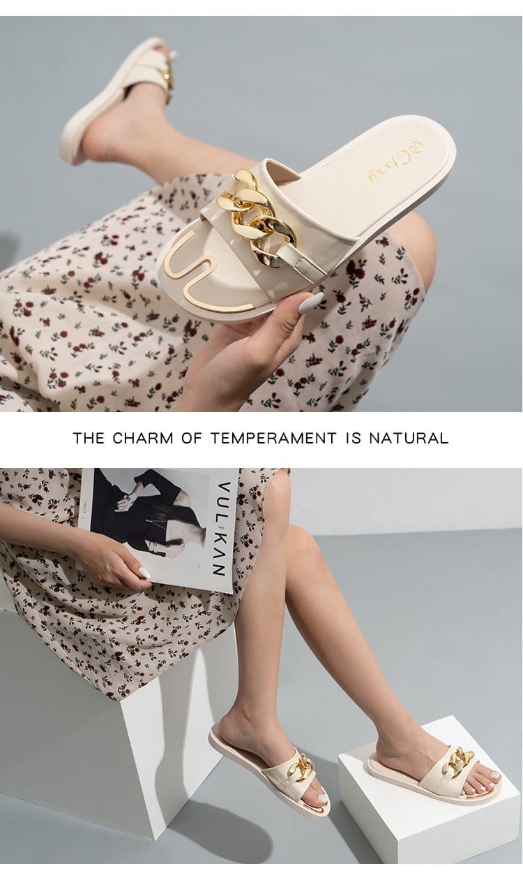 Thick Bottom Versatile Flat Sandals Newgew