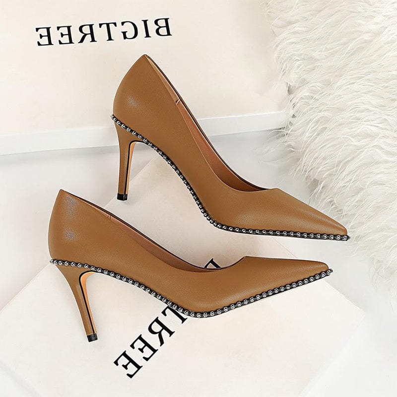 High heel Shallow Mouth High-heeled Shoes Newgew