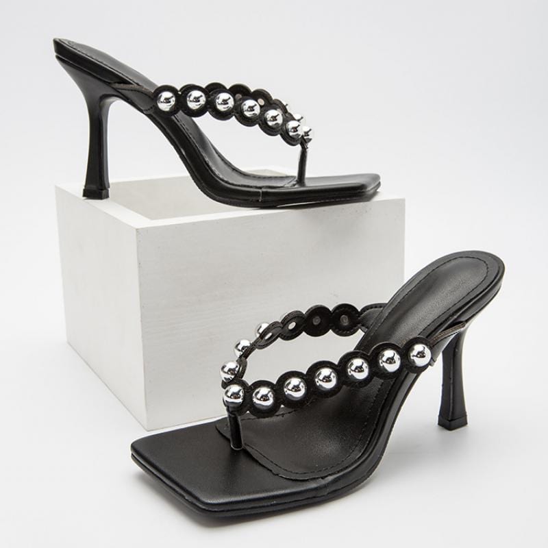 Thong Heel Sandals Newgew