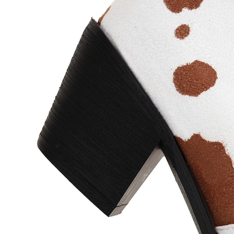 Cool Cow Print Cowboy Boots(Pre-Order) Newgew