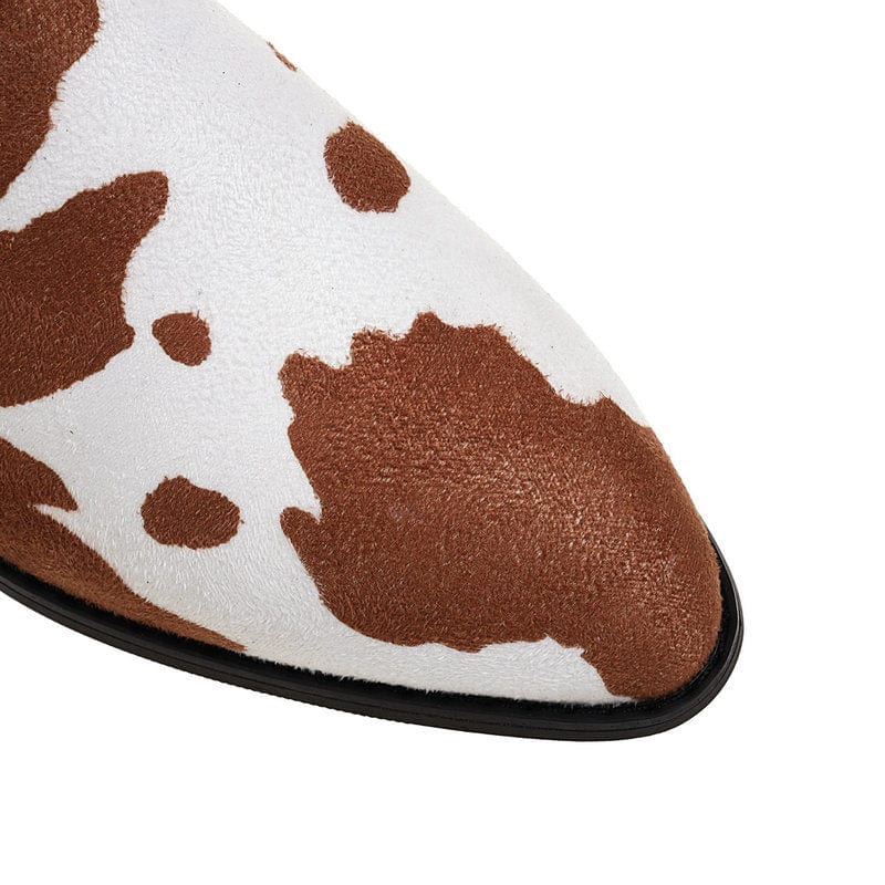 Cool Cow Print Cowboy Boots(Pre-Order) Newgew