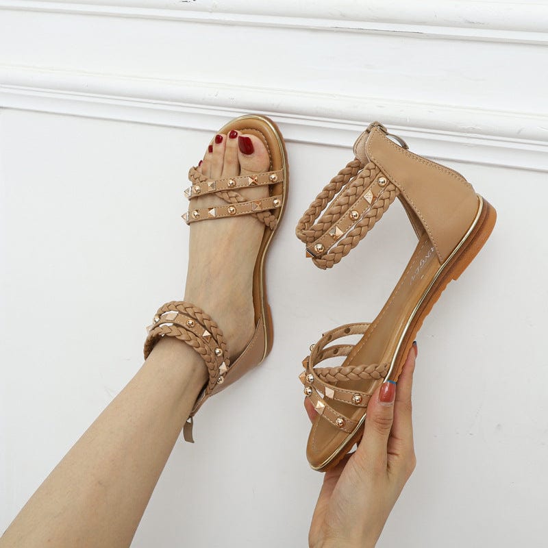 Strappy Stud Sandals Newgew