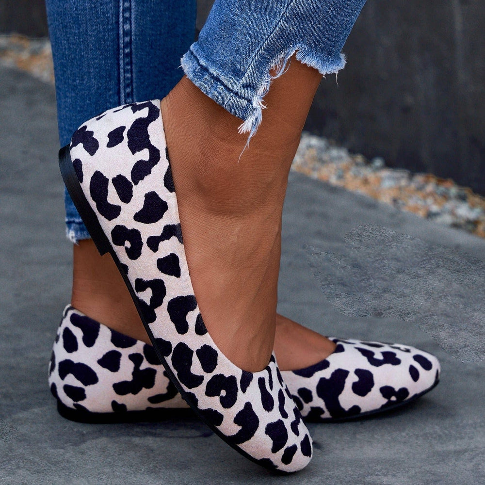 Leopard Print Ballet Flat Newgew