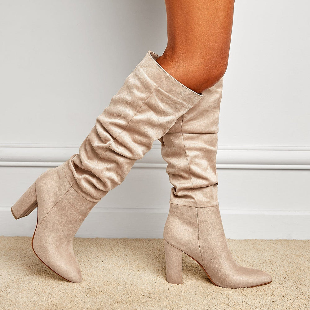 Point Toe Heeled Boots Newgew