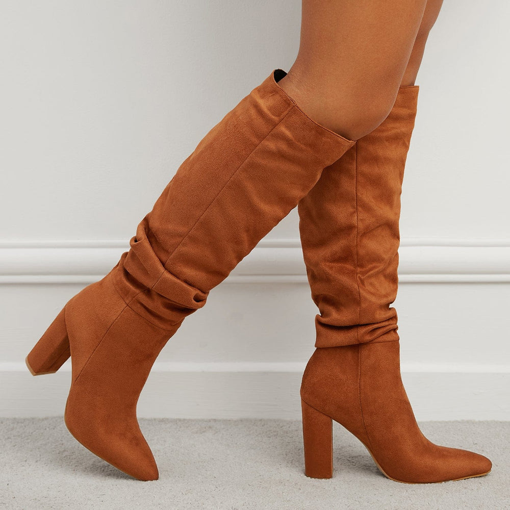 Point Toe Heeled Boots Newgew