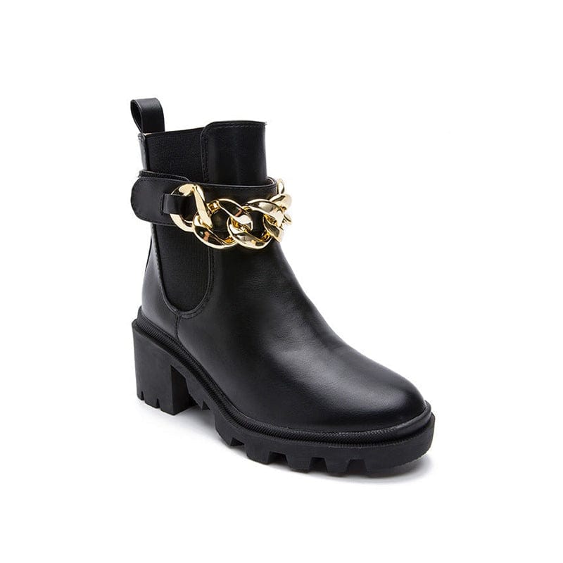British style chunky heel Boots Newgew
