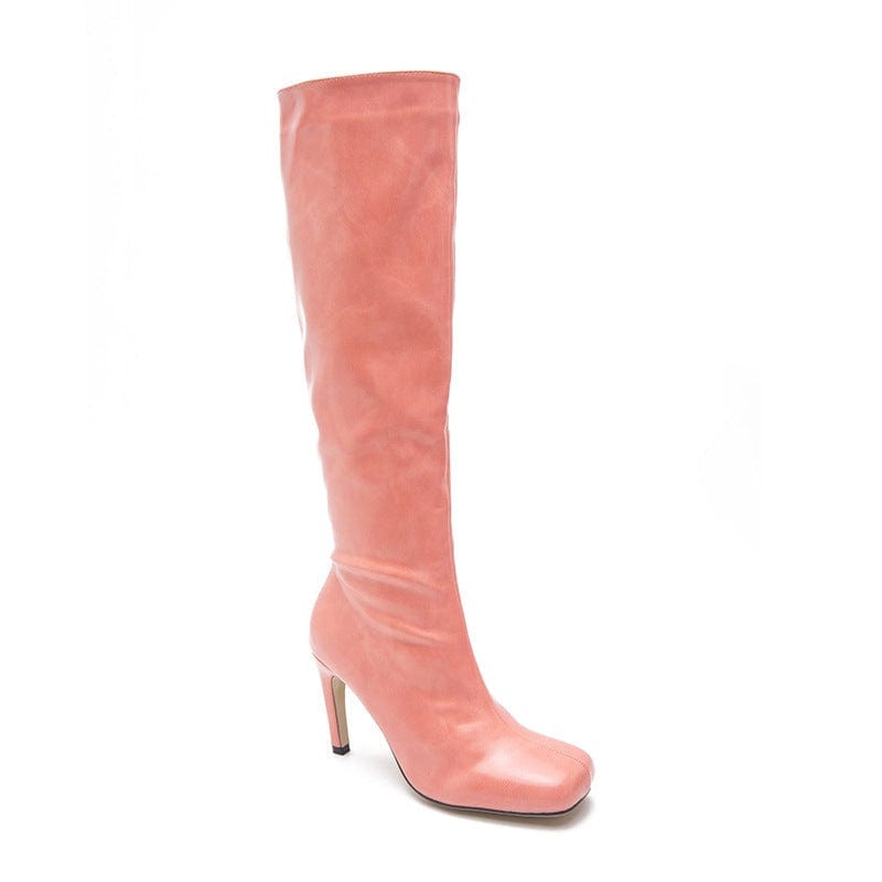Knee Heel Boots Newgew