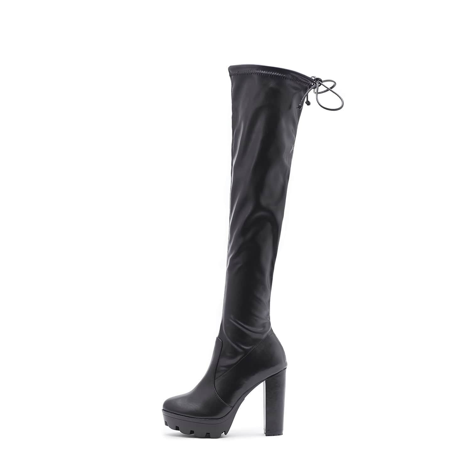 Minimalist Chunky Knee Boots Newgew
