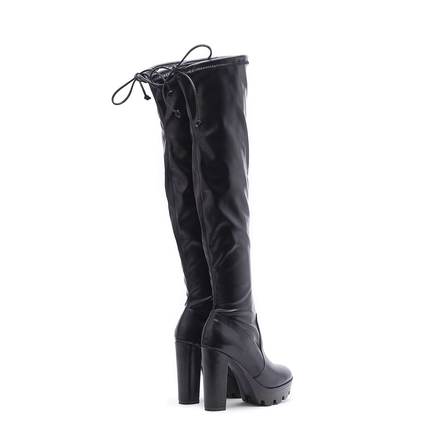 Minimalist Chunky Knee Boots Newgew
