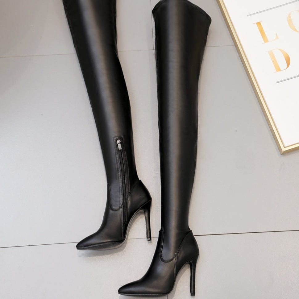 Over Knee Heeled Boots Newgew