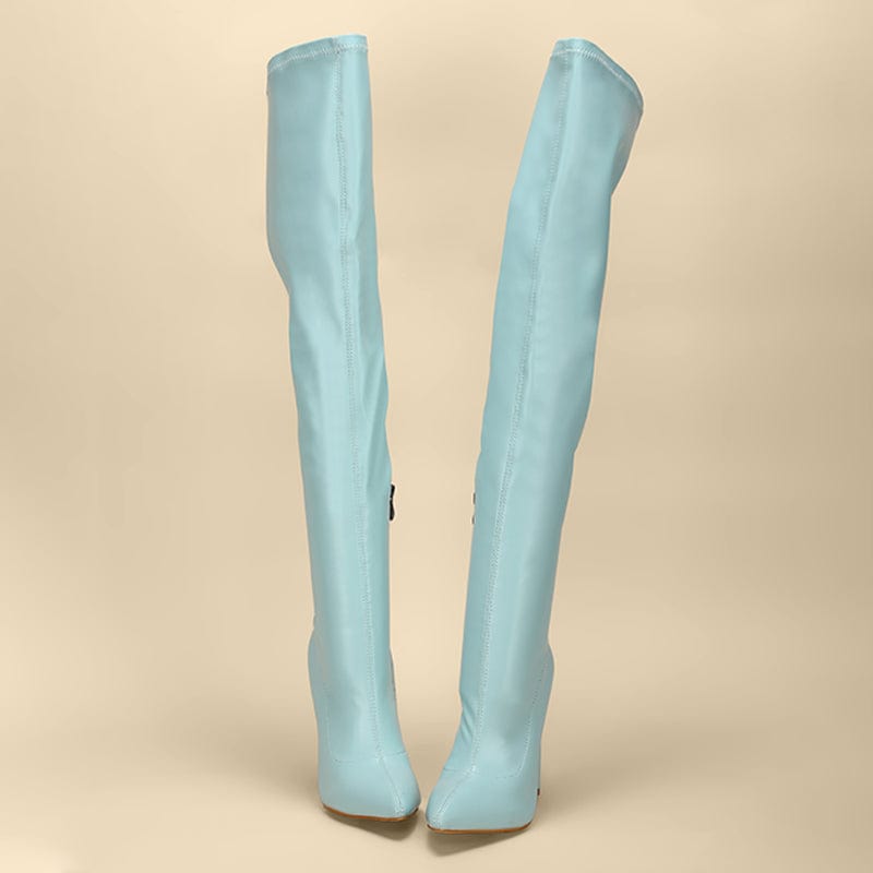 Over Knee Heeled Boots Newgew