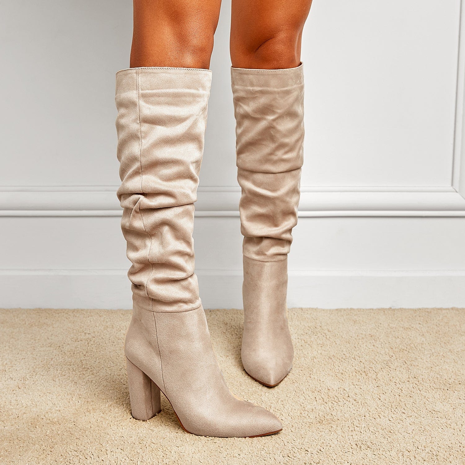 Point Toe Heeled Boots Newgew