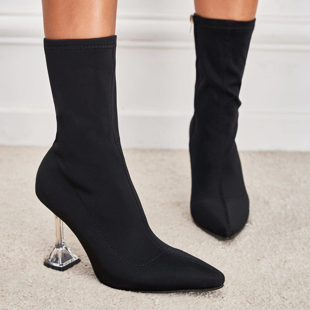Point Toe Heeled Classic Boots Newgew