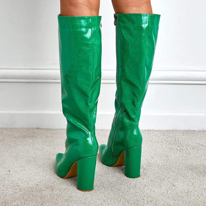 Pointed Heeled Boots Newgew