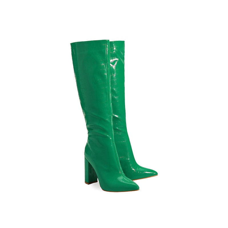 Pointed Heeled Boots Newgew