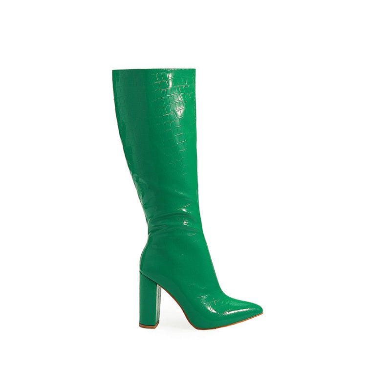 Pointed Heeled Boots Newgew