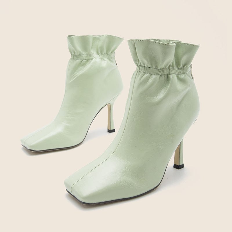 Square Heeled Booties Newgew