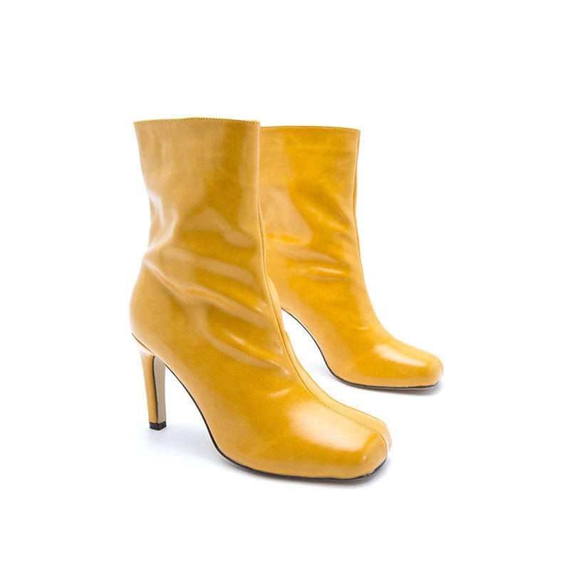 Square Heeled Boots Newgew