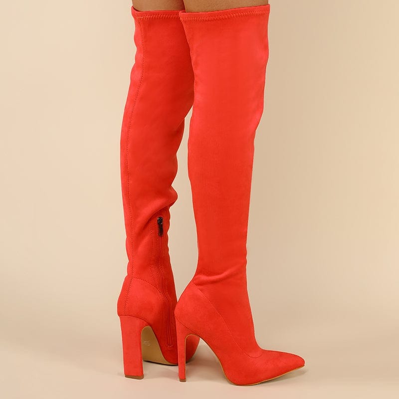 Over Knee Heeled Boots Newgew