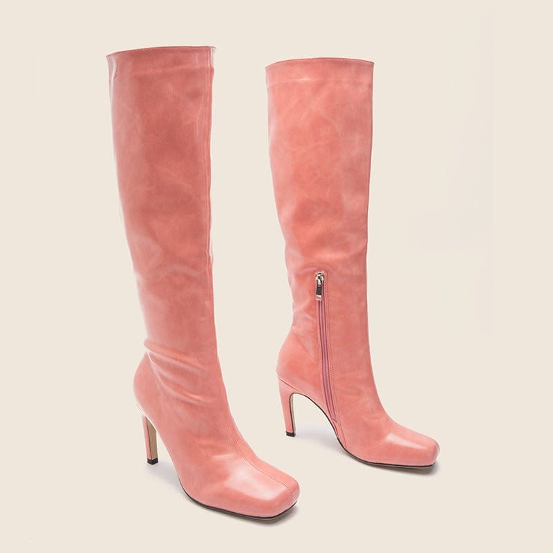 Knee Heel Boots Newgew