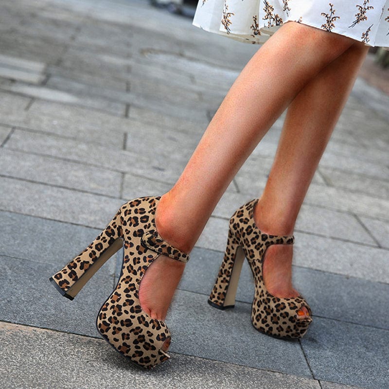 Platform Heel Pumps Newgew